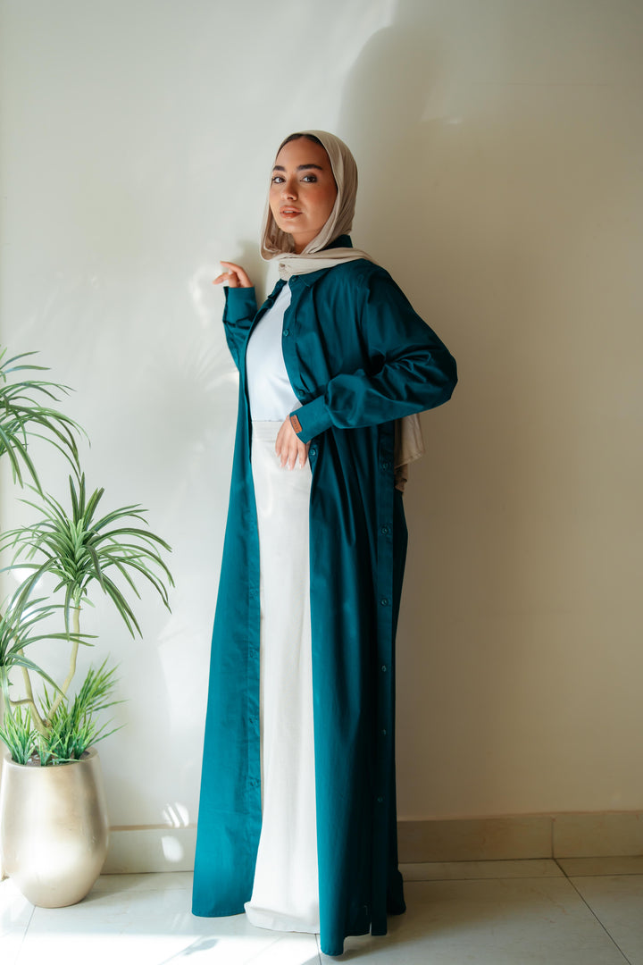 Double Side Buttons Dress