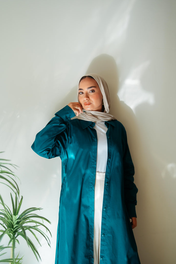 Double Side Buttons Dress