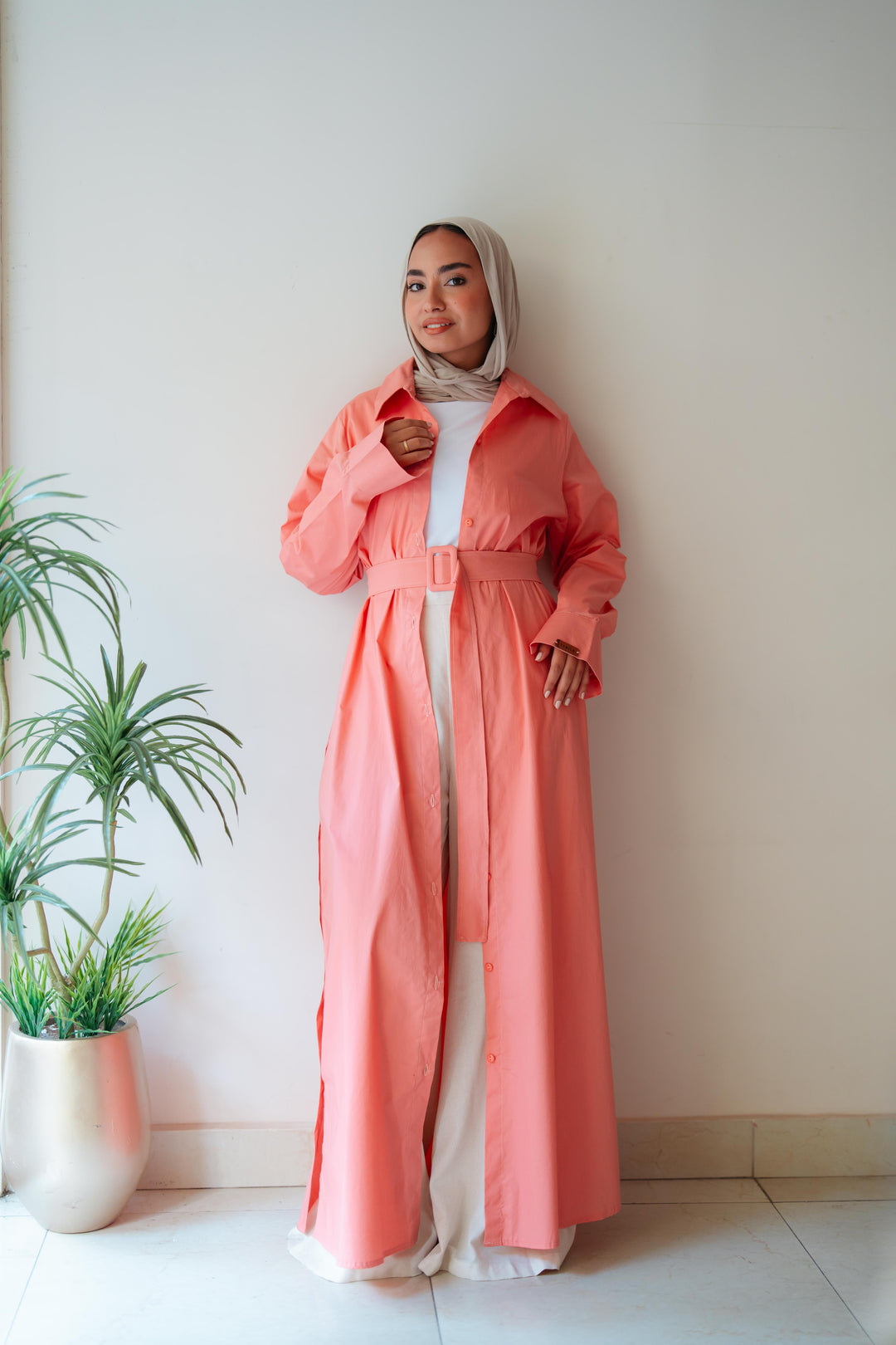 Double Side Buttons Dress