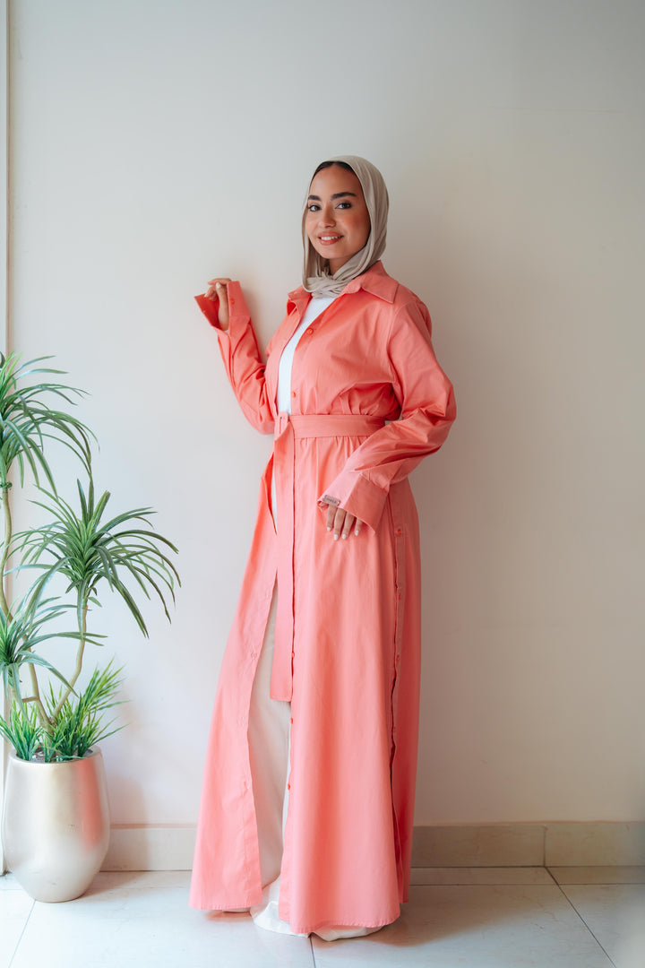 Double Side Buttons Dress