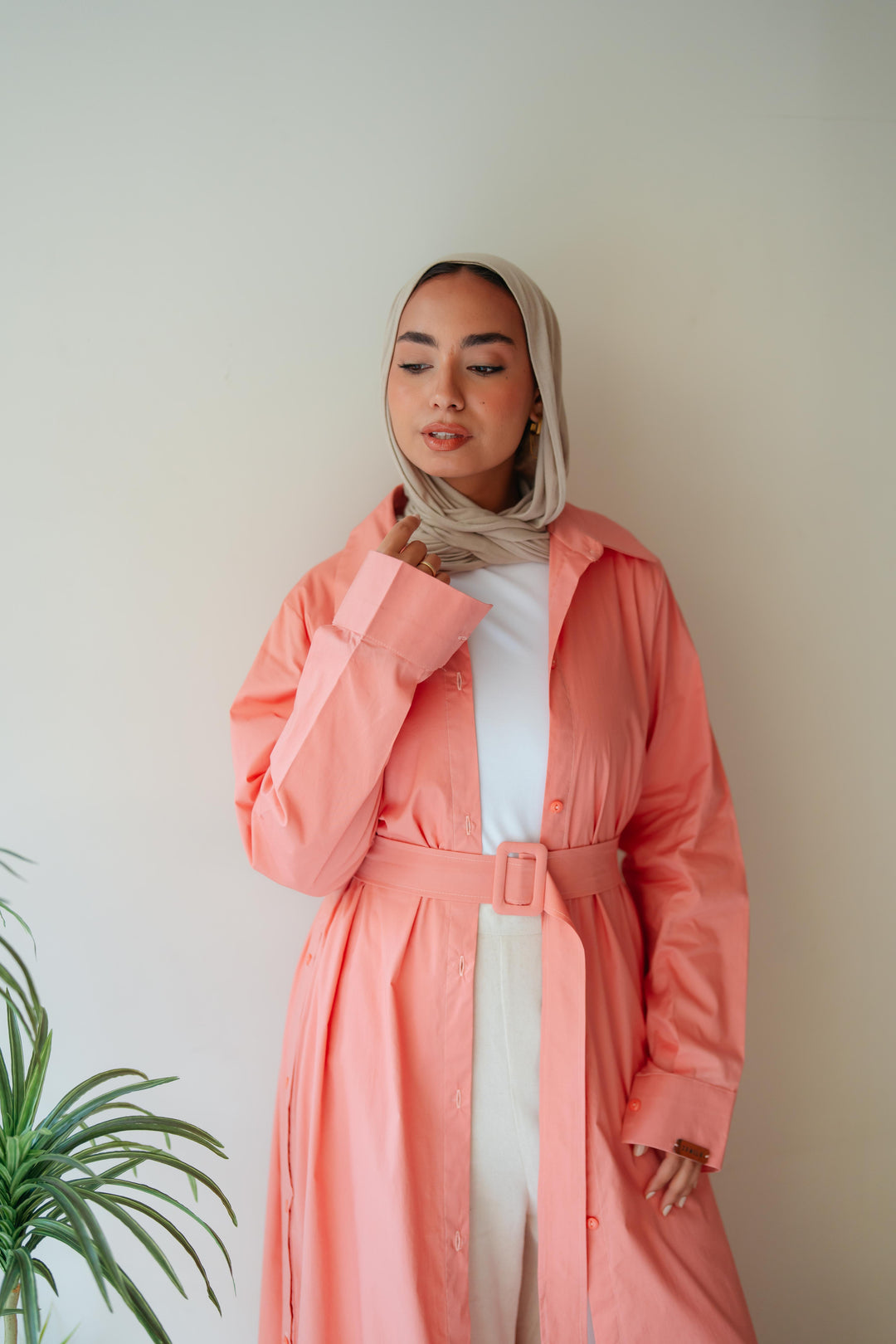Double Side Buttons Dress