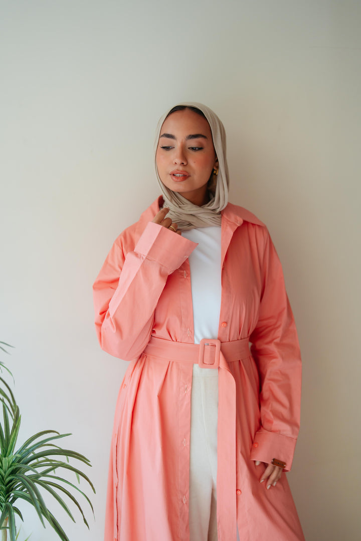 Double Side Buttons Dress