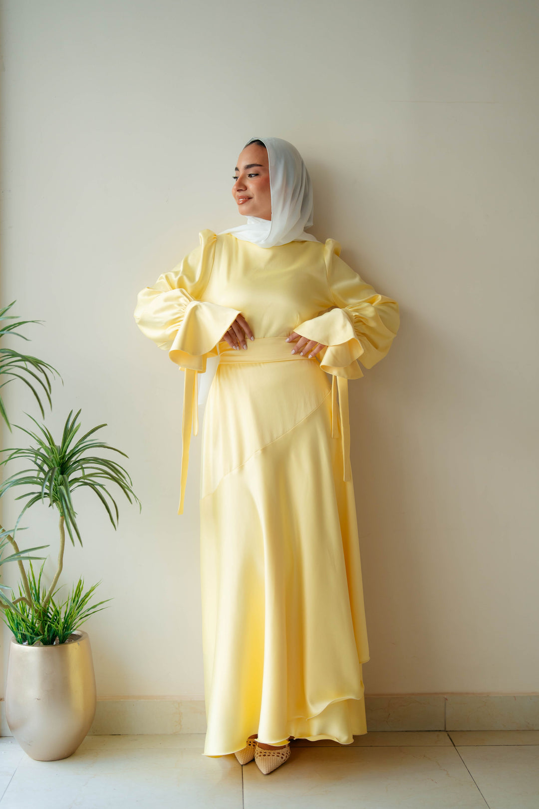 Misk Satin dress