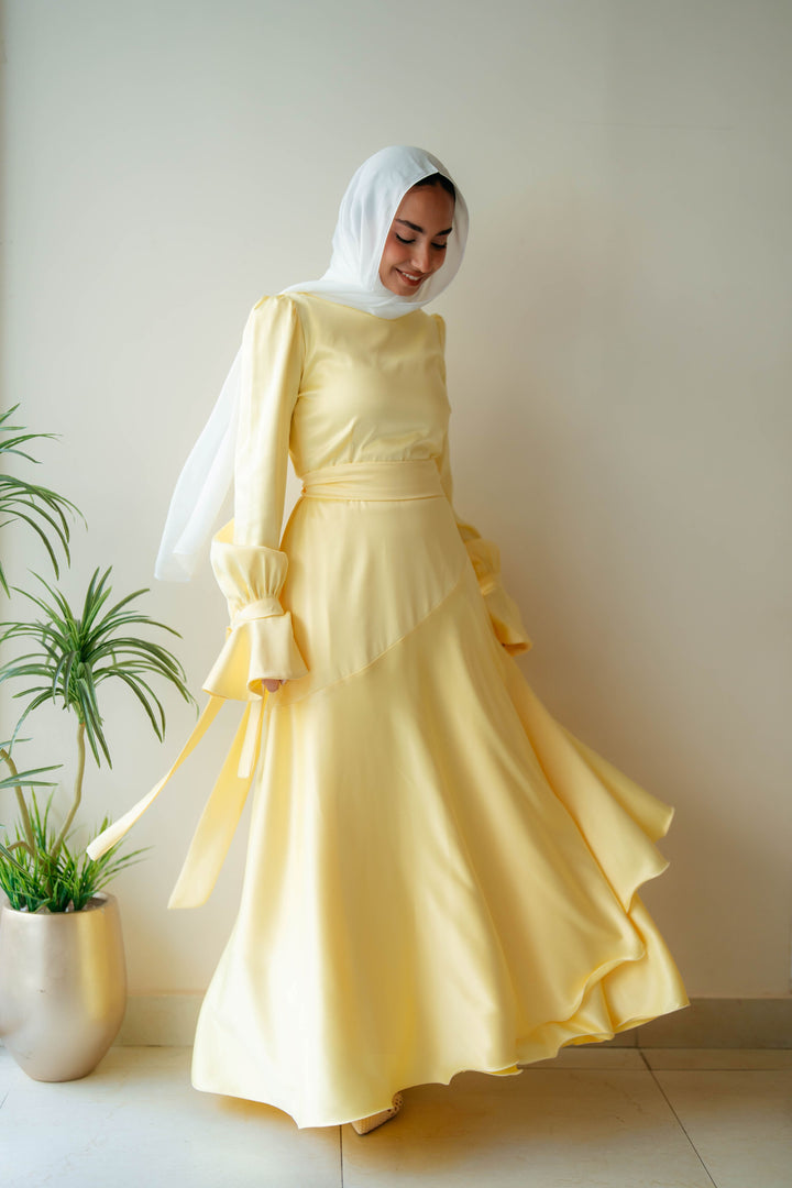 Misk Satin dress