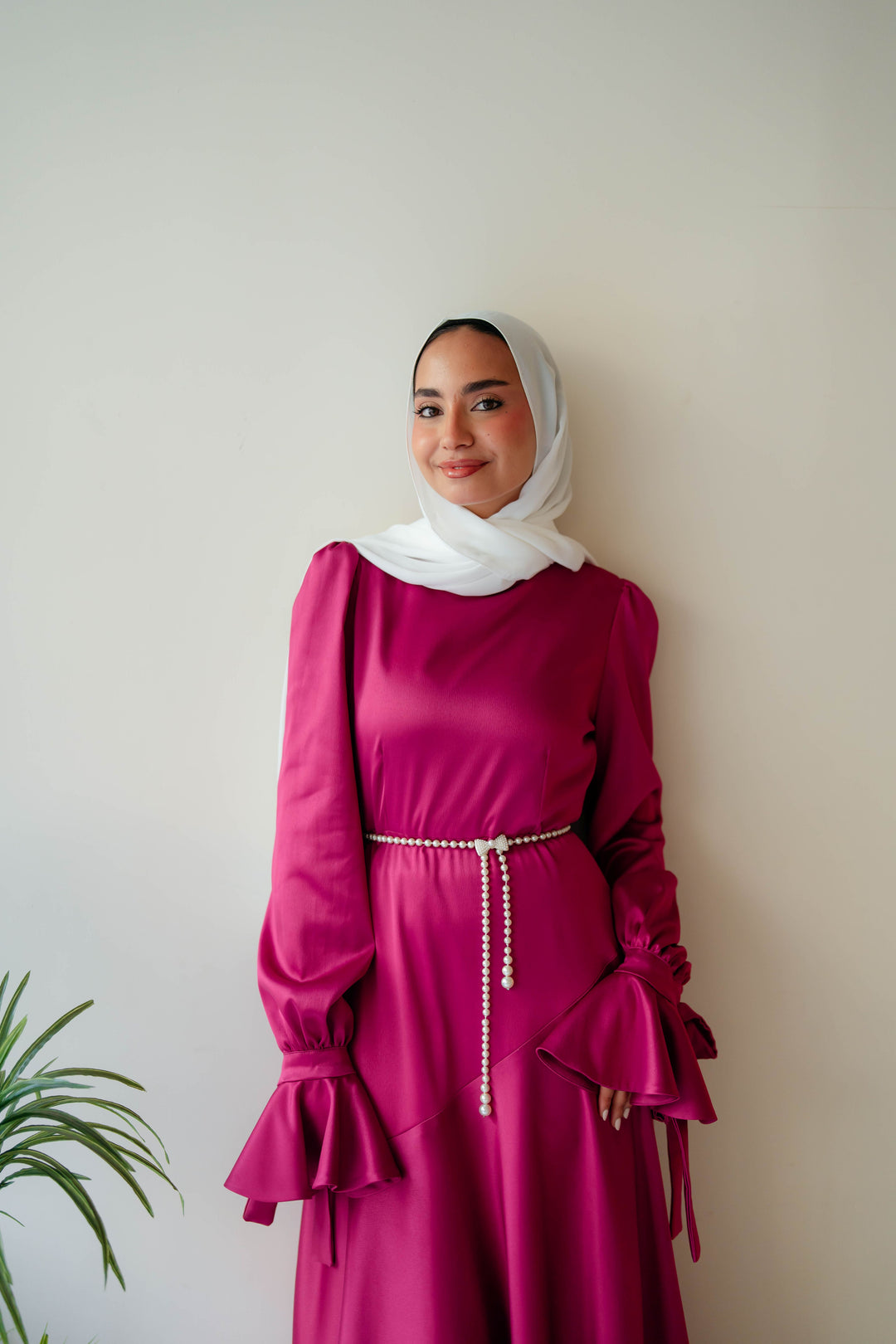Misk Satin dress
