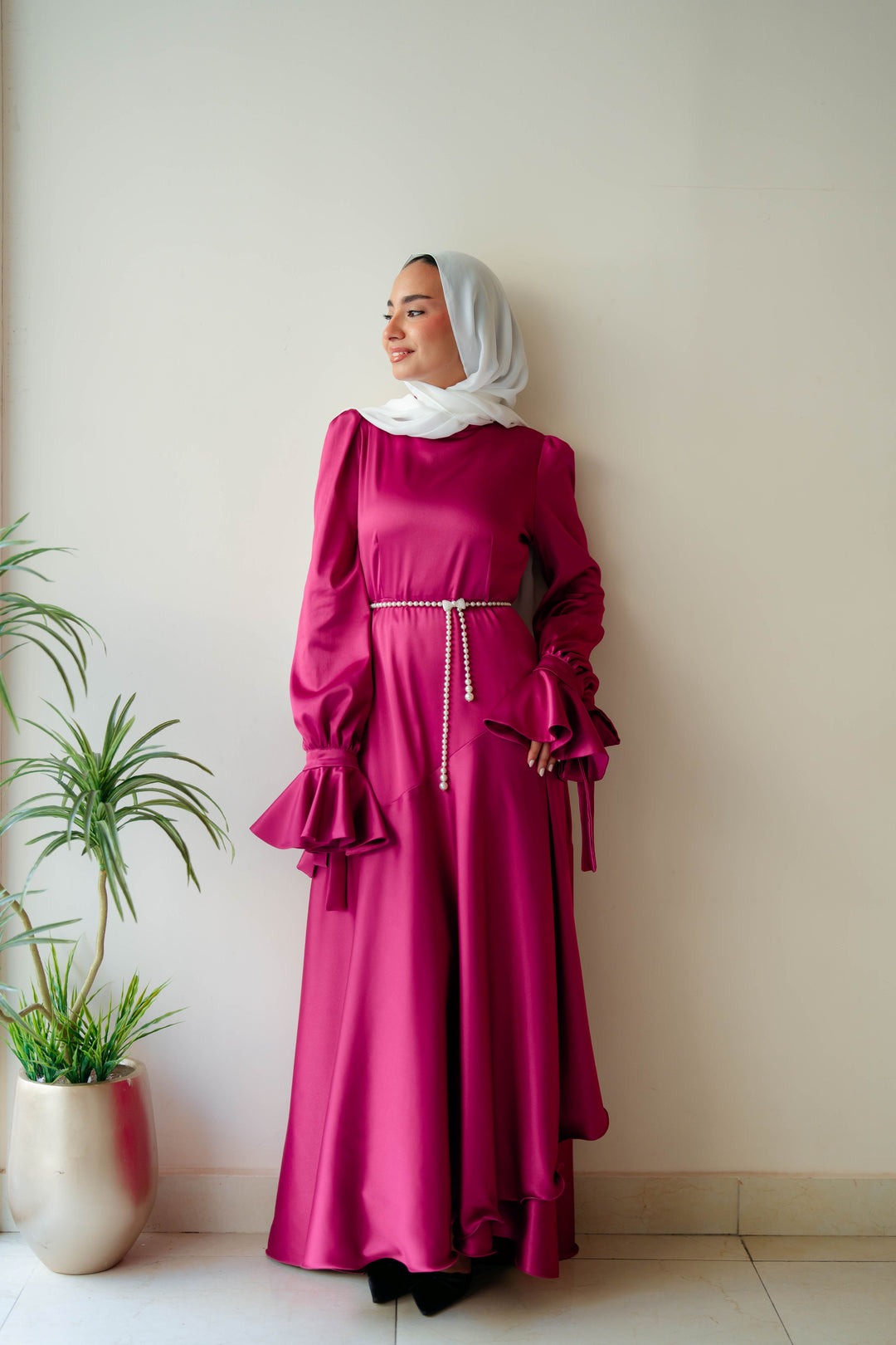 Misk Satin dress
