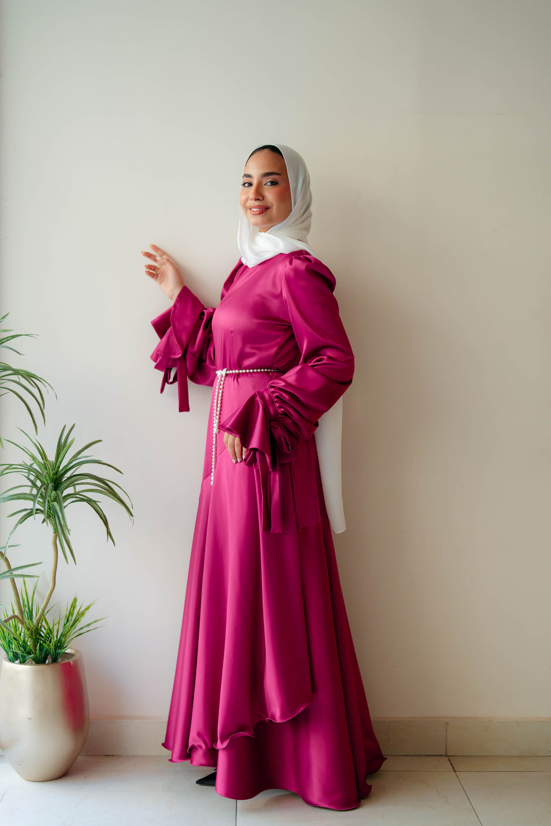 Misk Satin dress