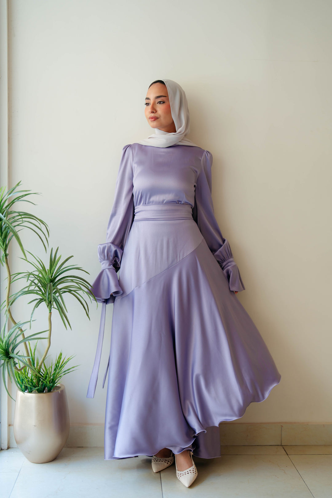 Misk Satin dress