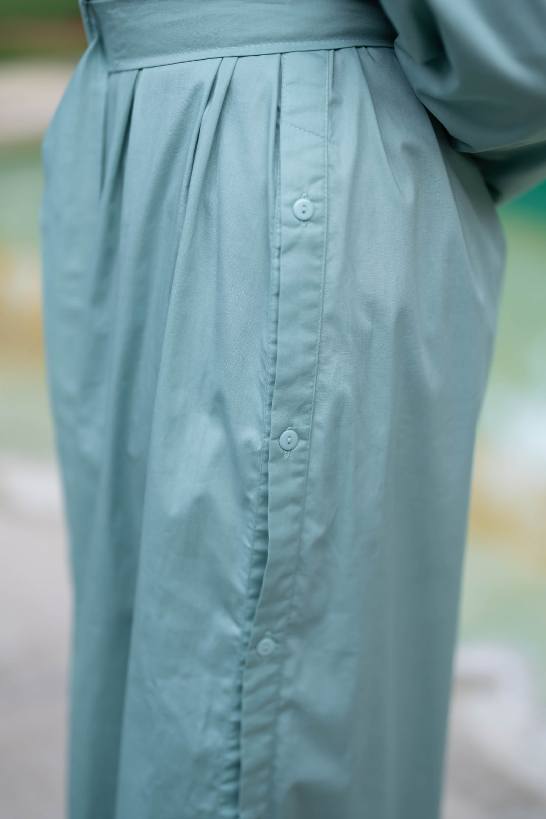 Double Side Buttons Dress