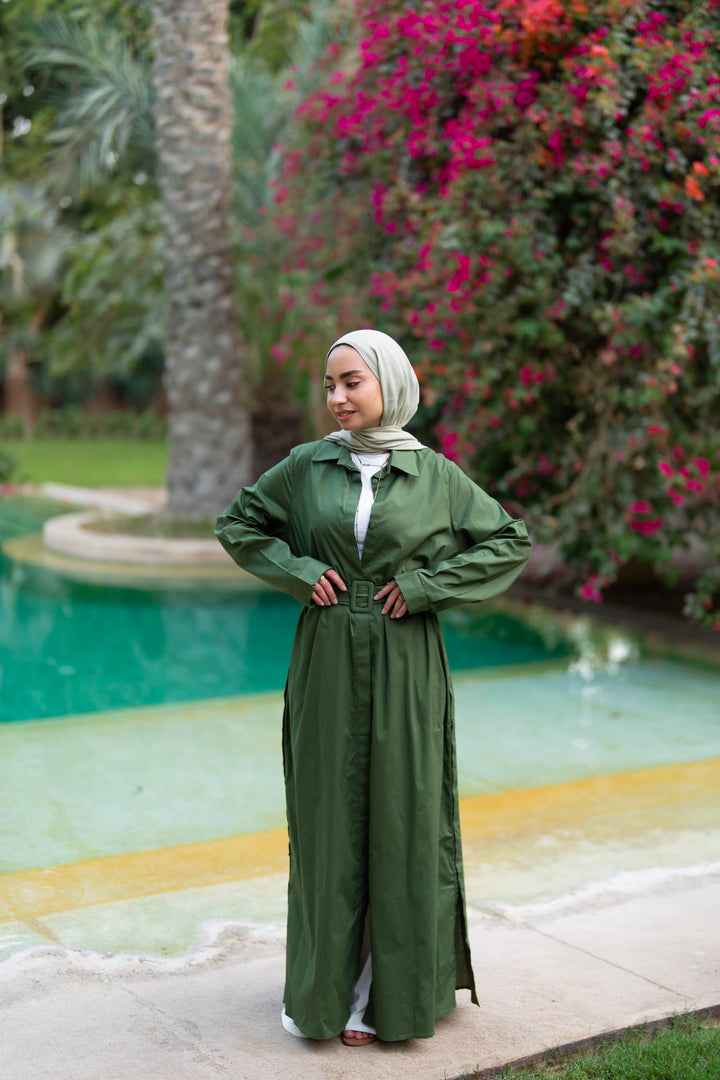 Double Side Buttons Dress