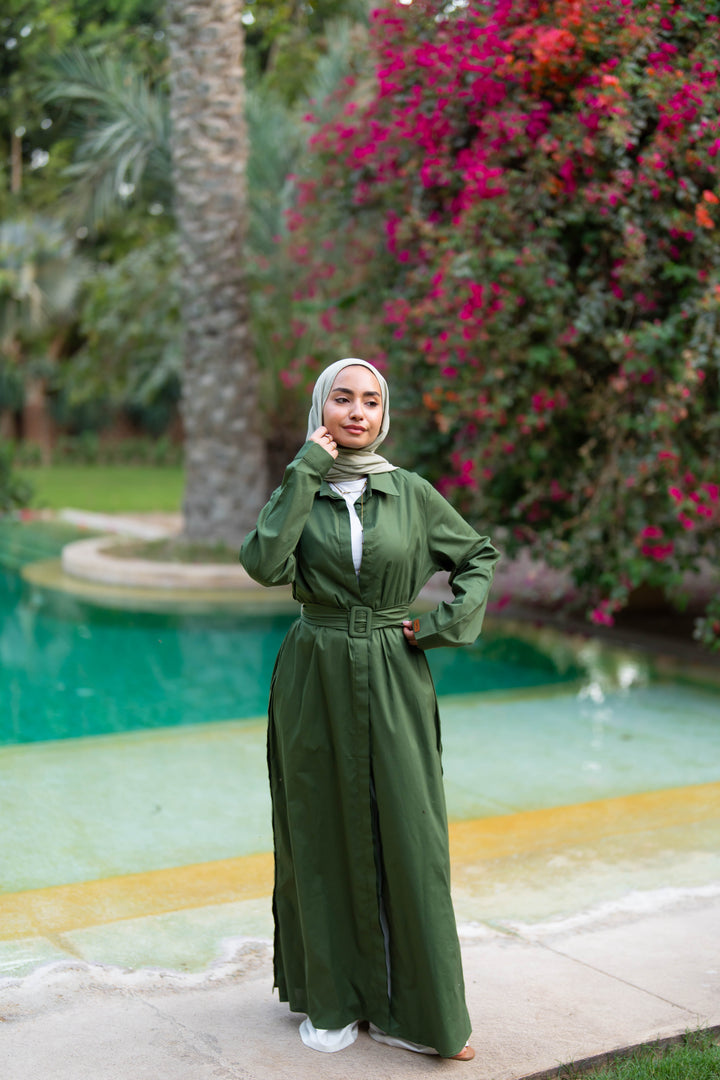 Double Side Buttons Dress