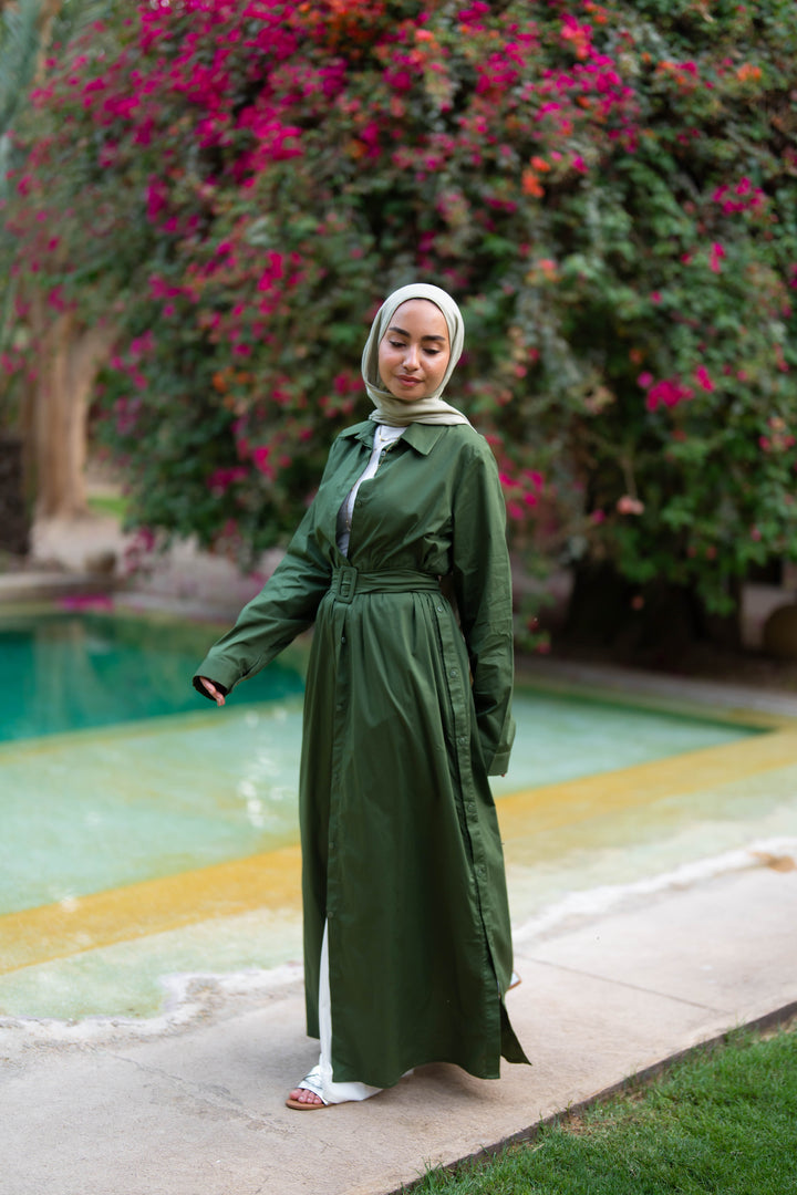Double Side Buttons Dress