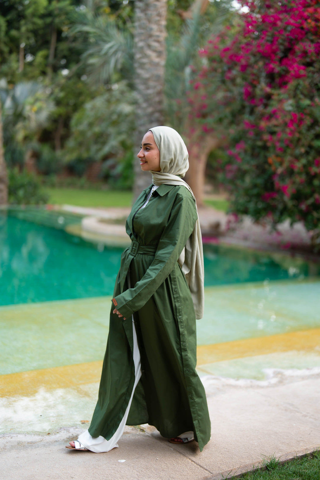 Double Side Buttons Dress