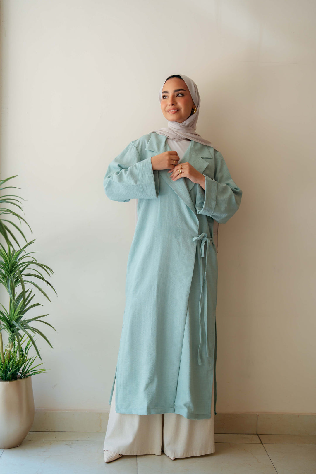 Side Tie Kimono