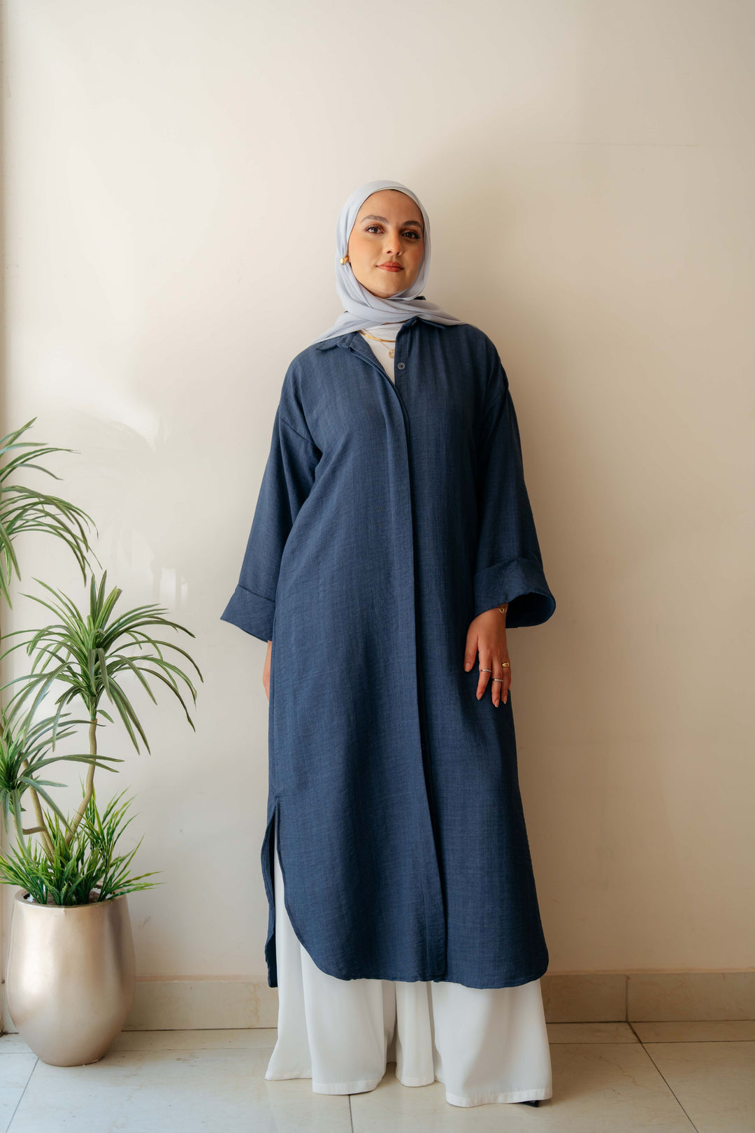 Plain Shirt dress