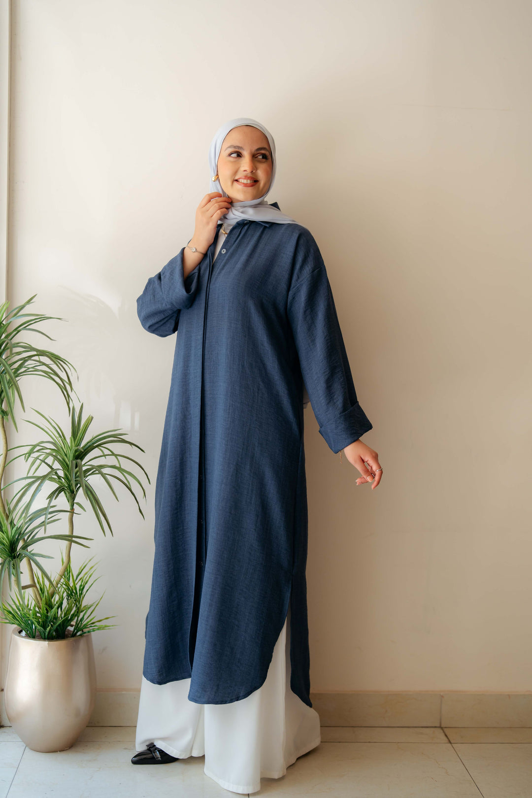 Plain Shirt dress