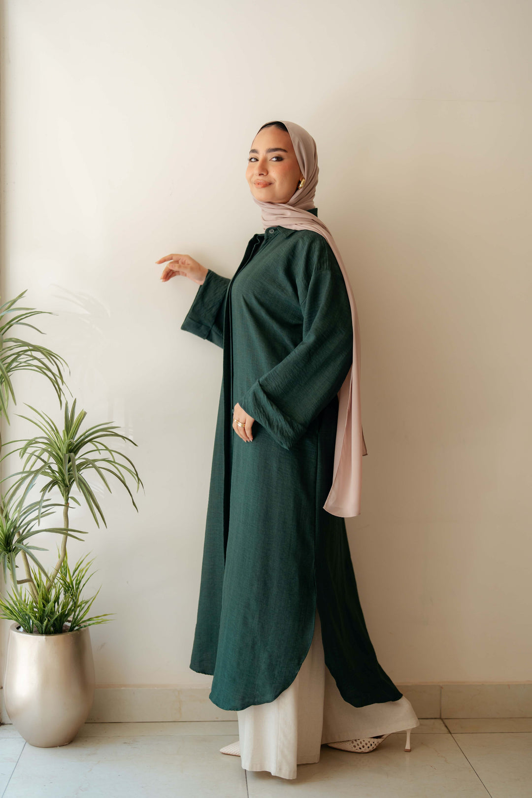 Plain Shirt dress