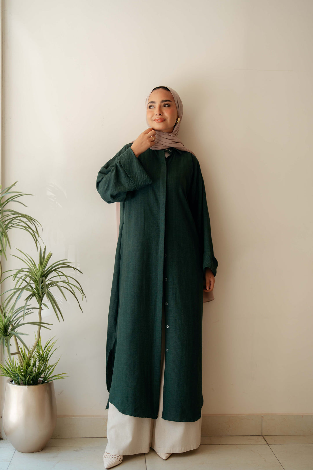 Plain Shirt dress