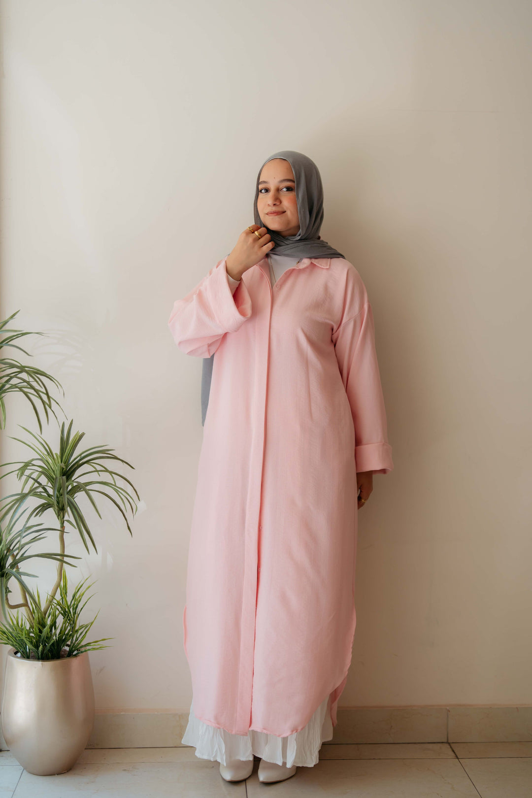 Plain Shirt dress