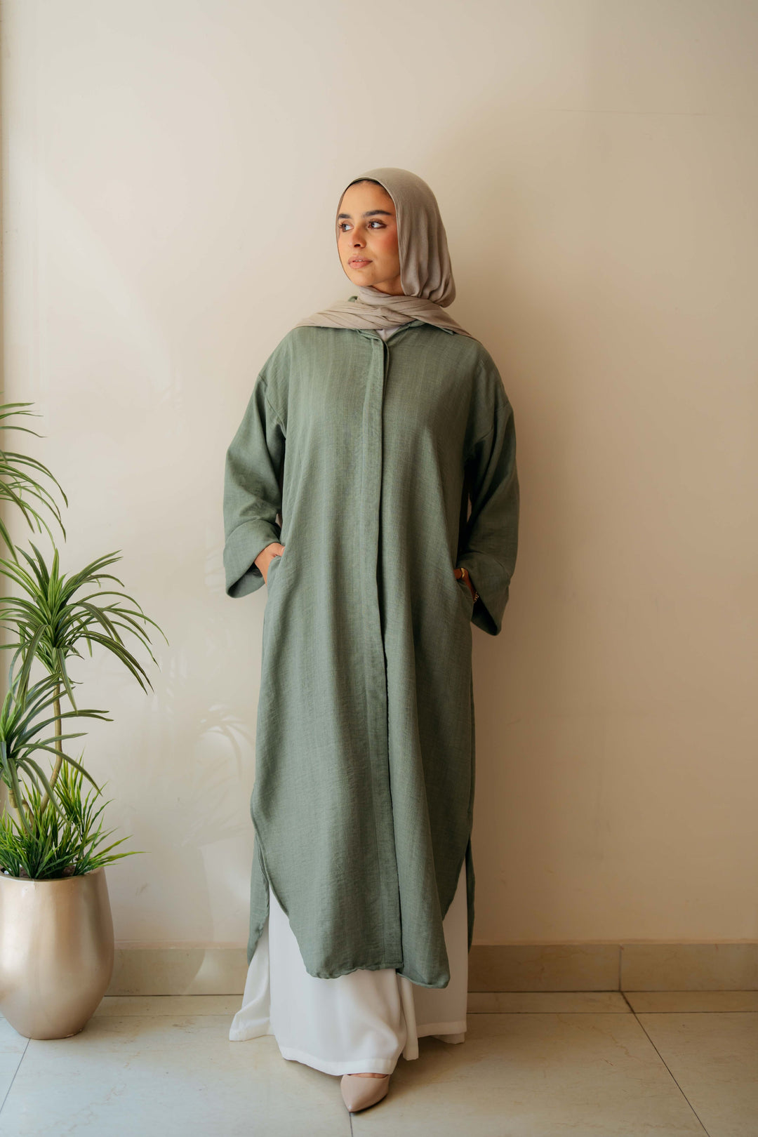 Plain Shirt dress