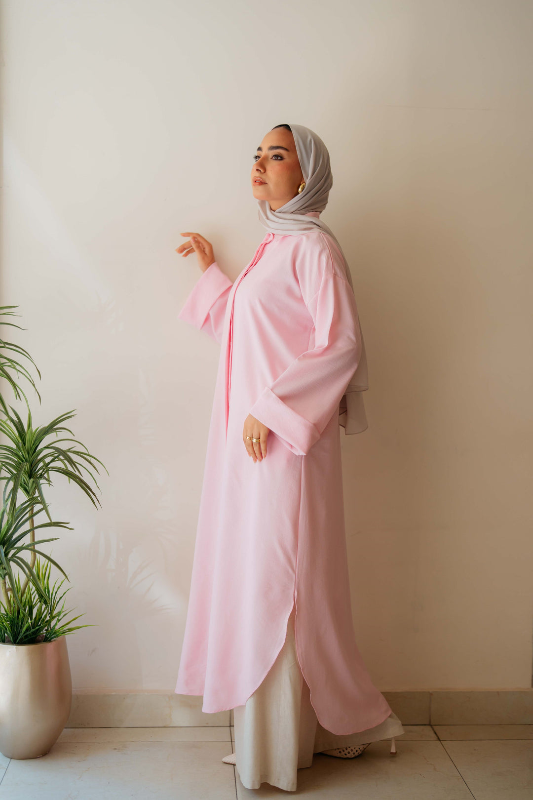 Plain Shirt dress