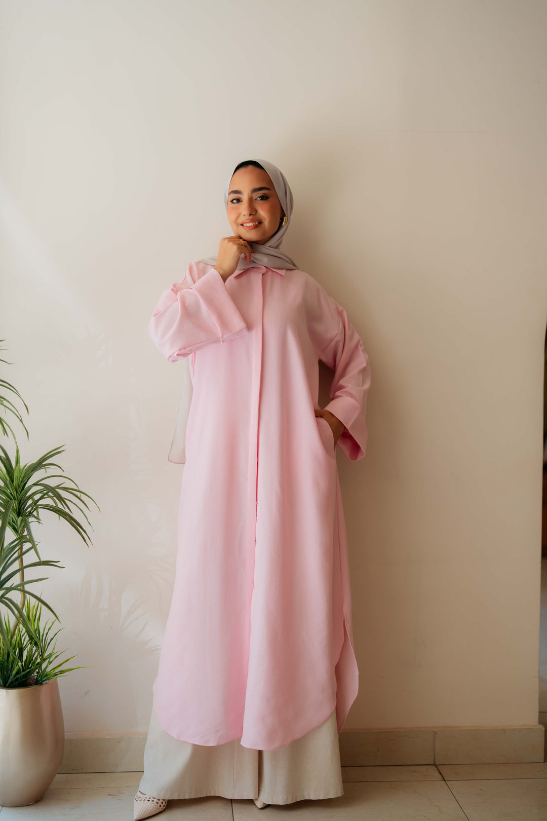 Plain Shirt dress