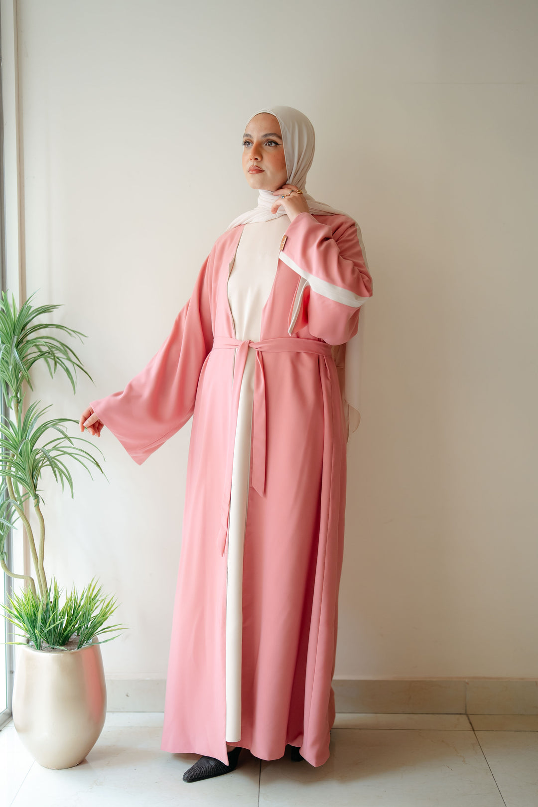 Double face abaya