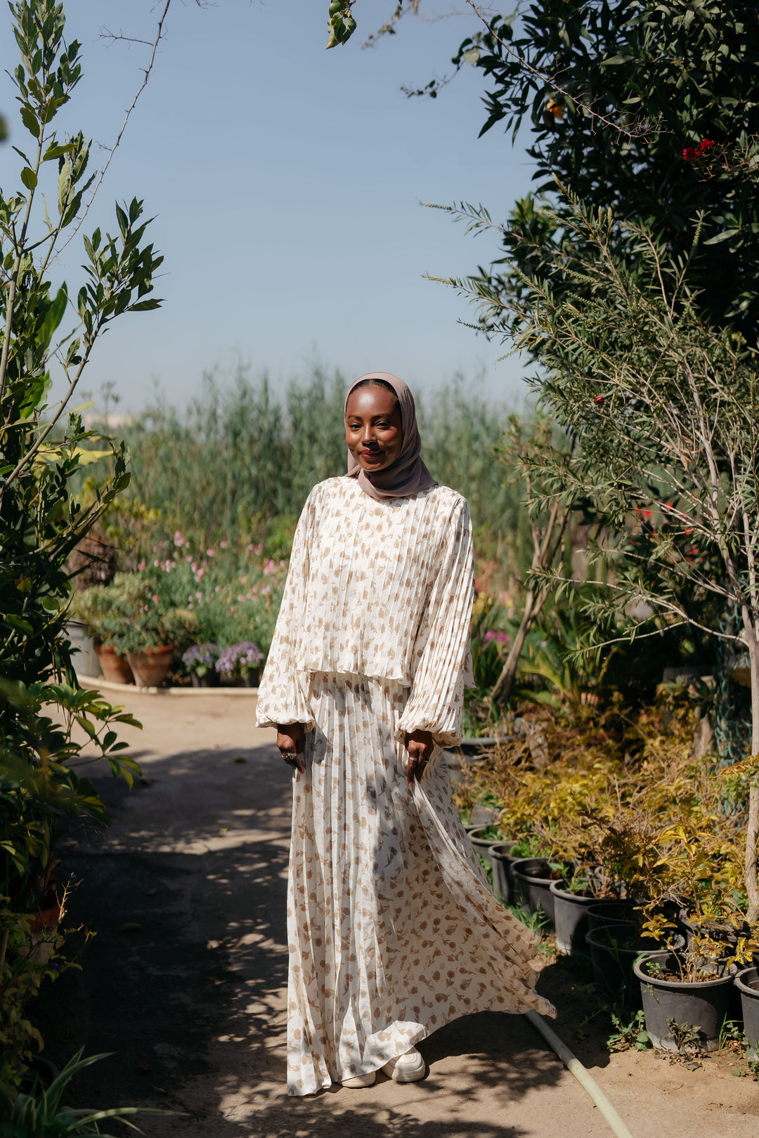 Luna Pleats Dress