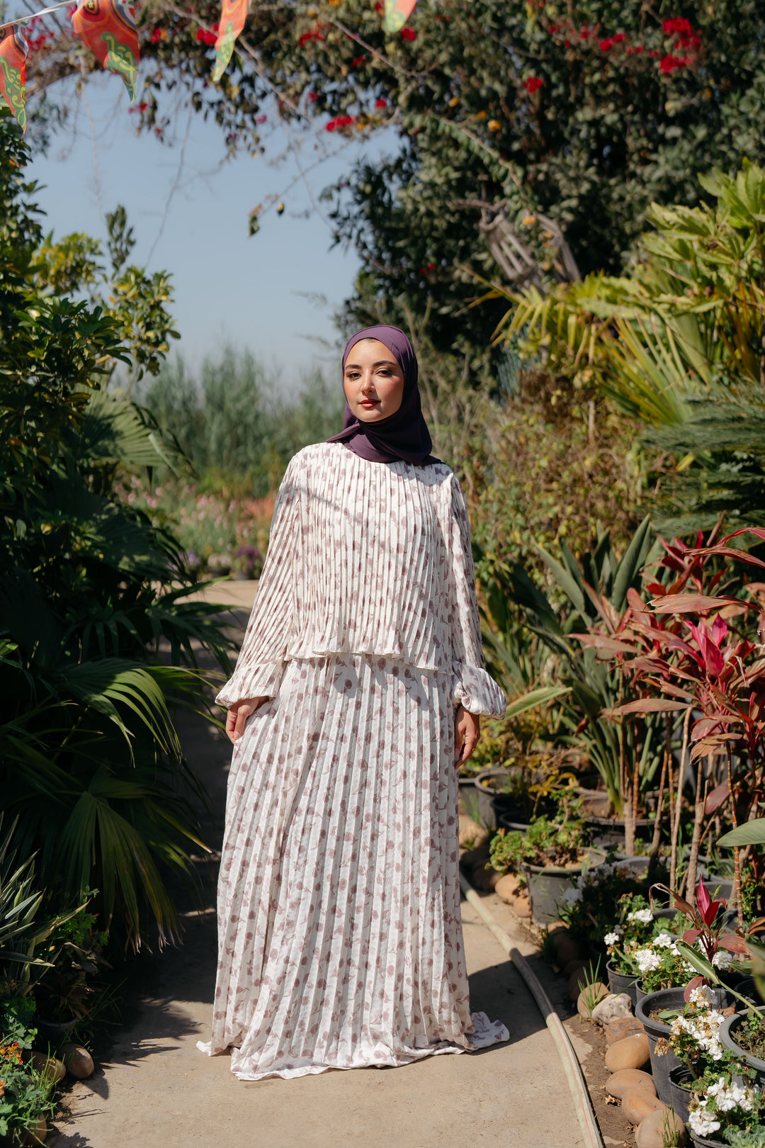 Luna Pleats Dress