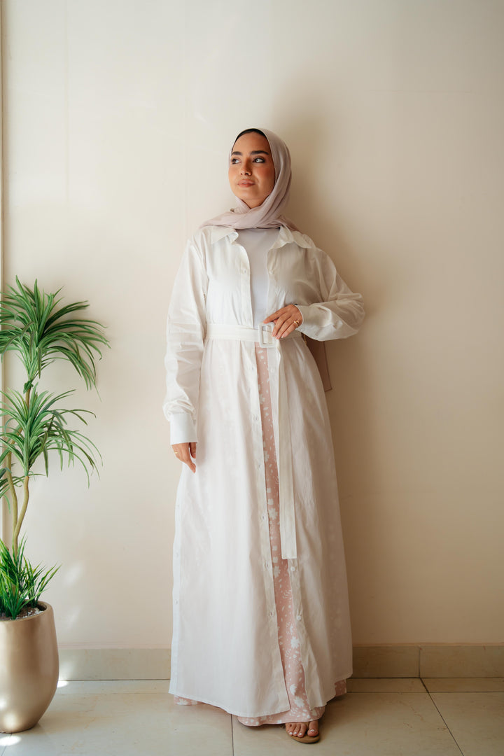 Double Side Buttons Dress