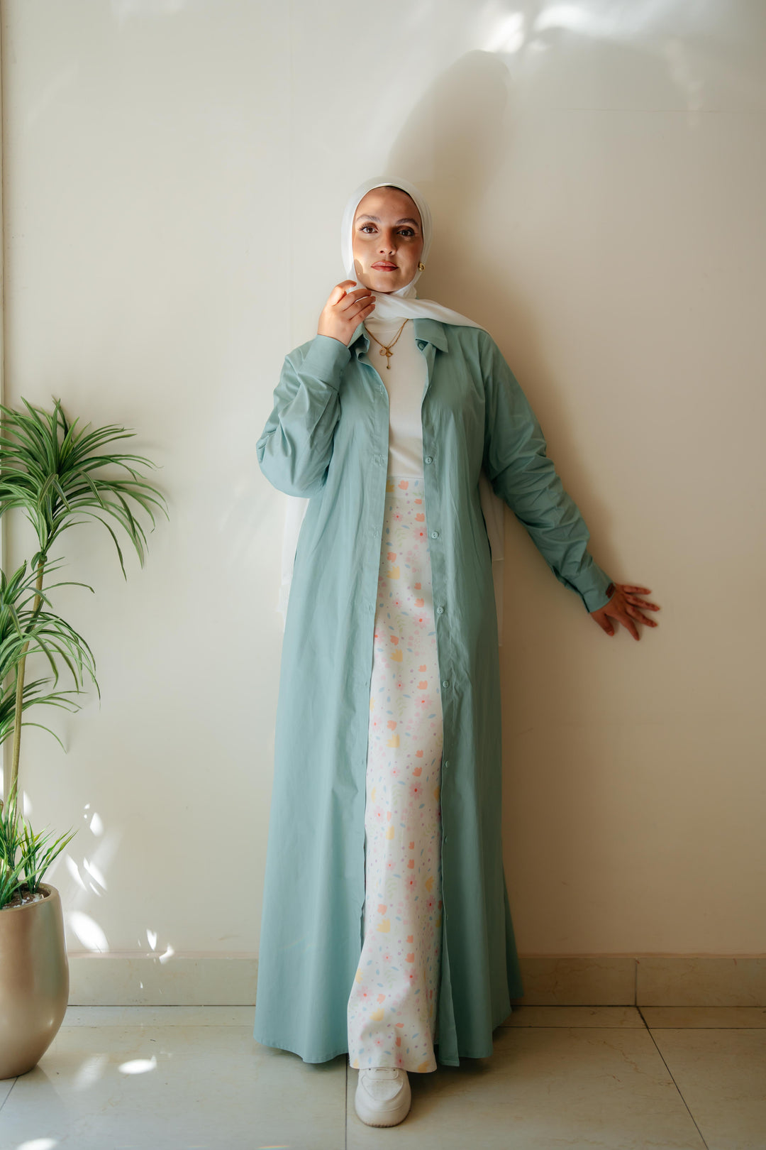 Double Side Buttons Dress