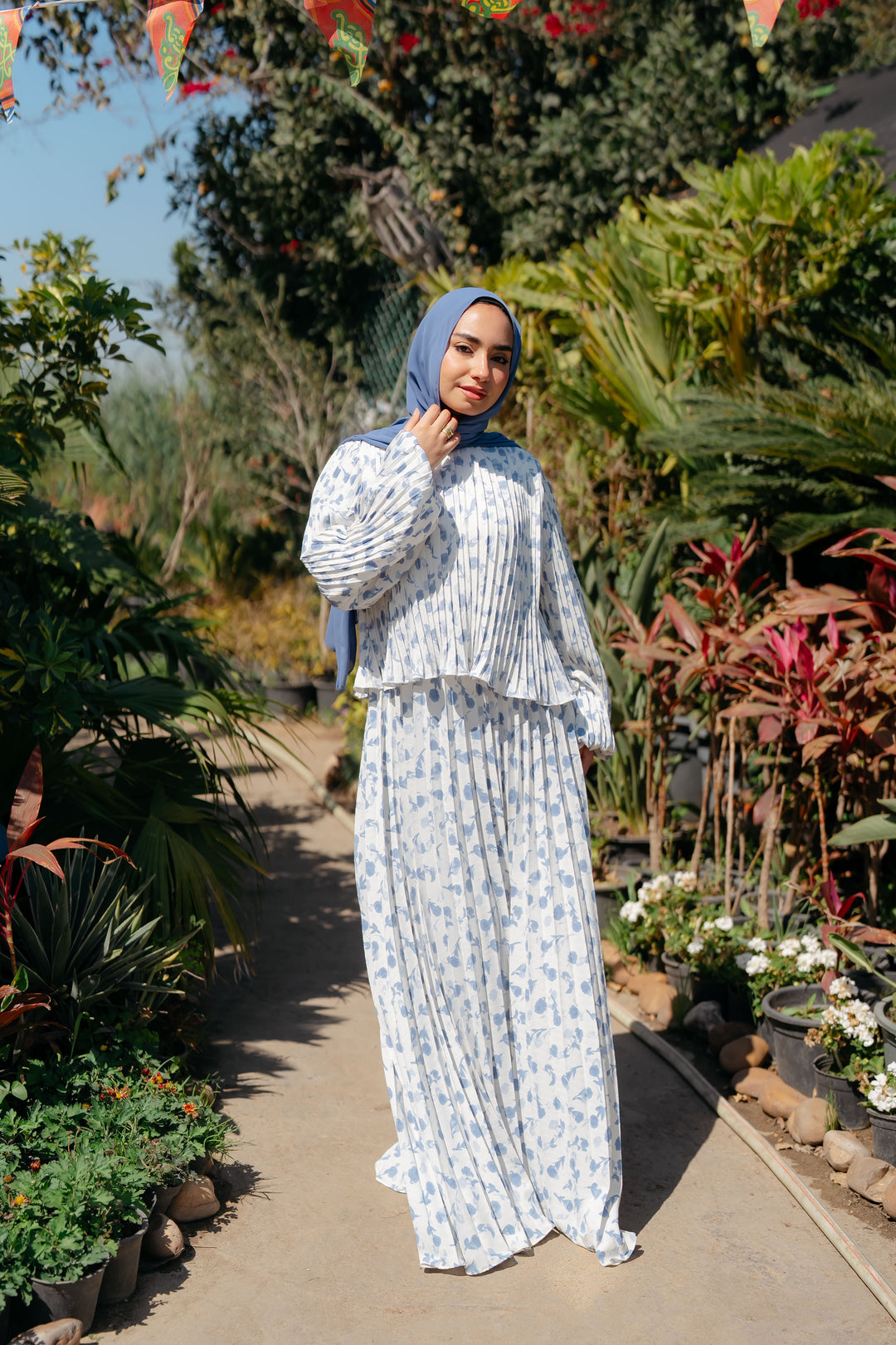 Luna Pleats Dress
