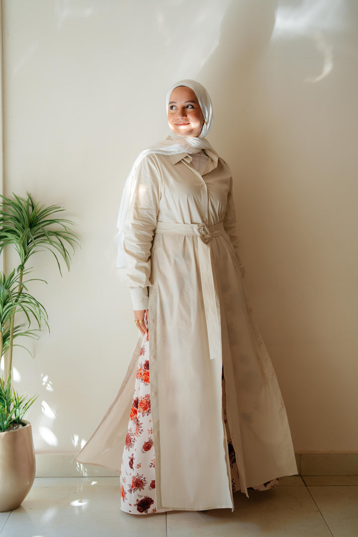 Double Side Buttons Dress