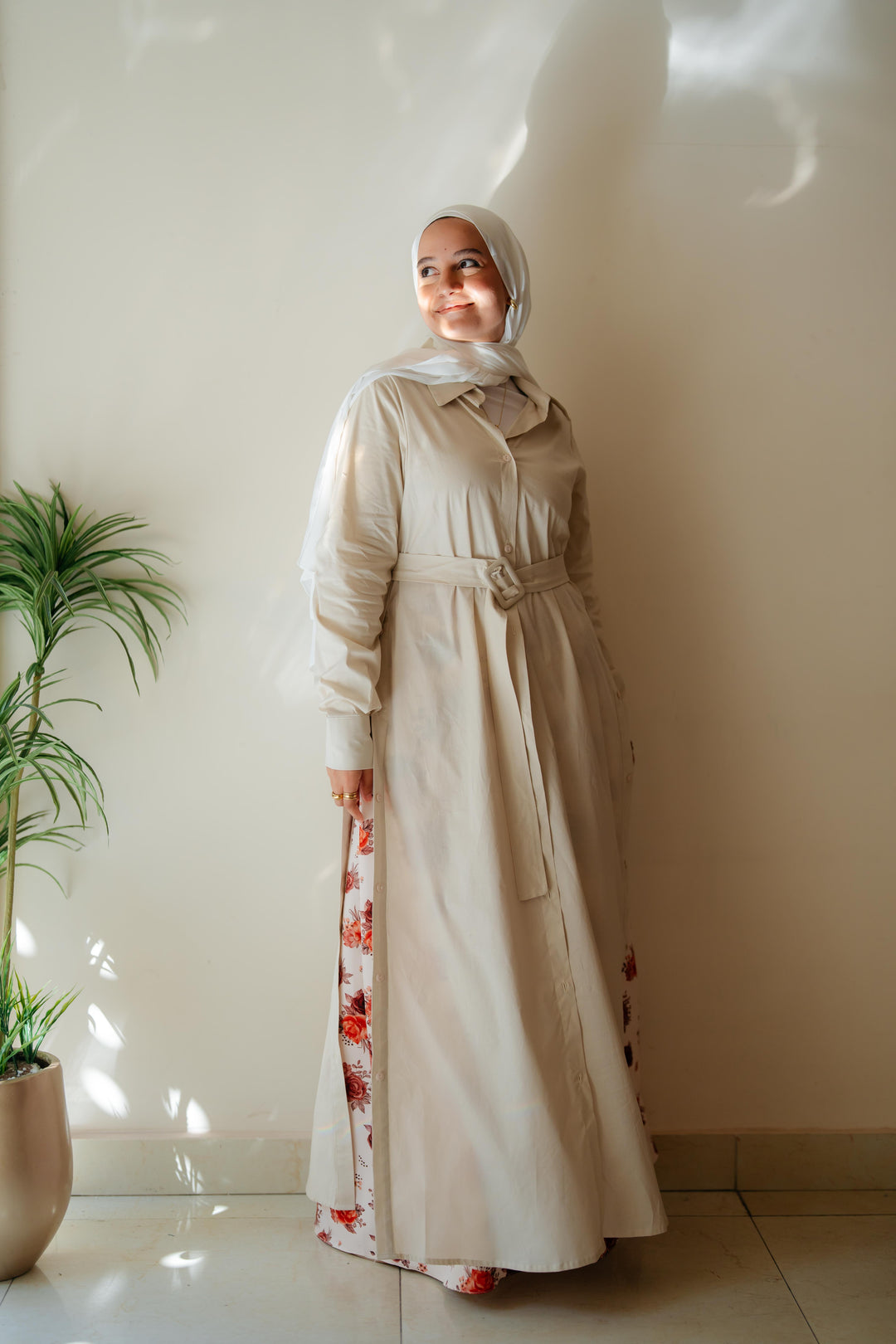 Double Side Buttons Dress