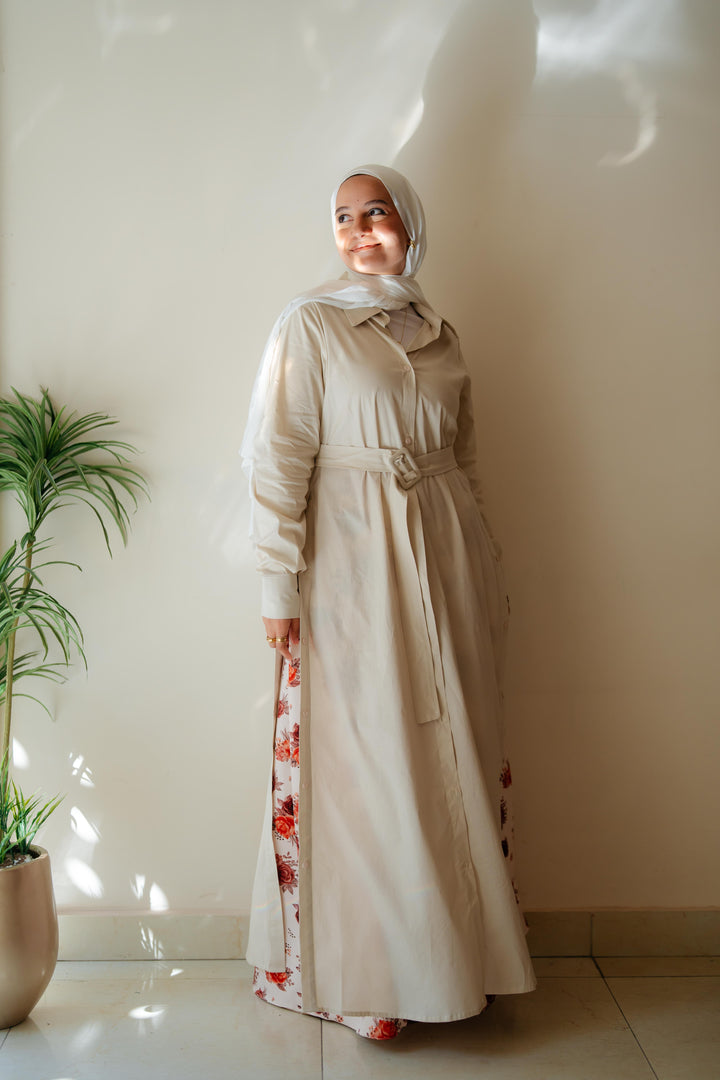 Double Side Buttons Dress