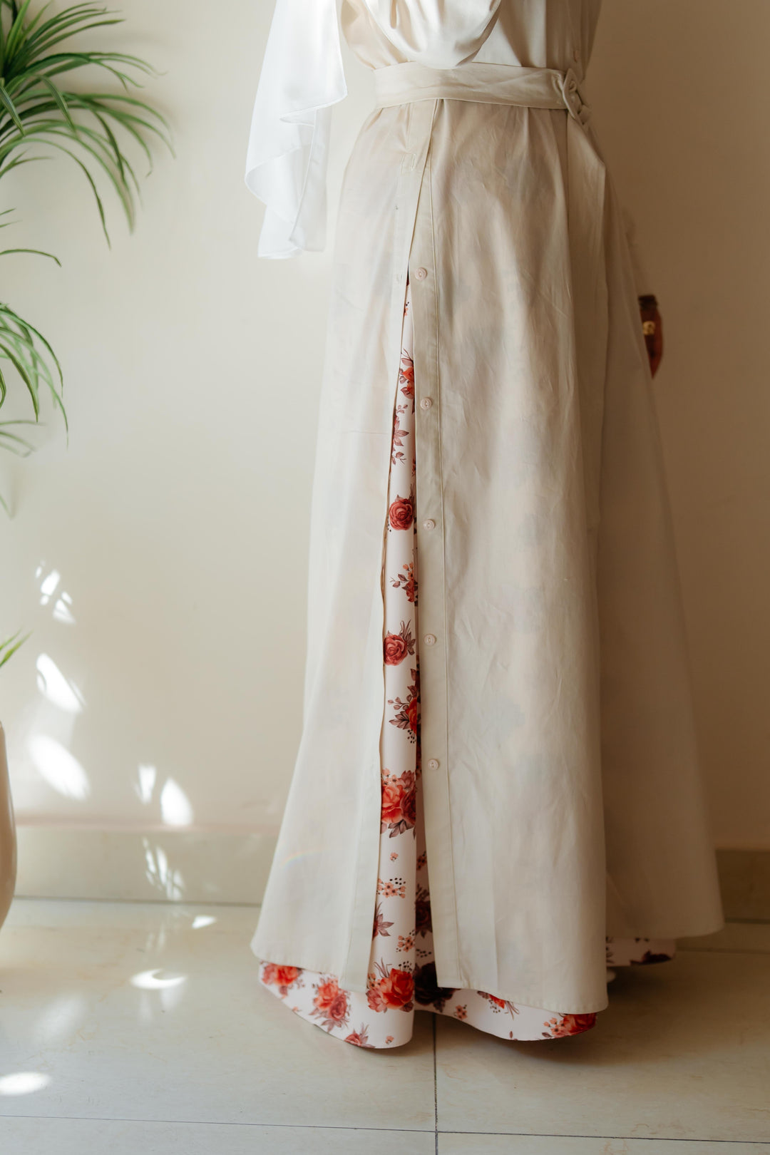 Double Side Buttons Dress