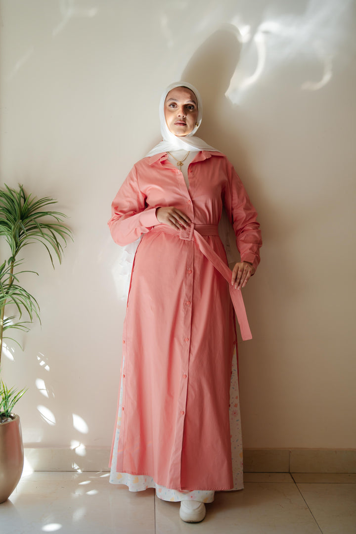 Double Side Buttons Dress
