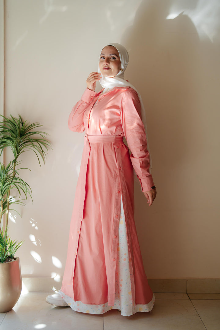 Double Side Buttons Dress
