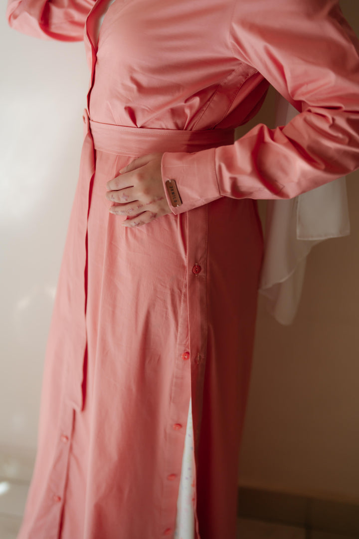 Double Side Buttons Dress