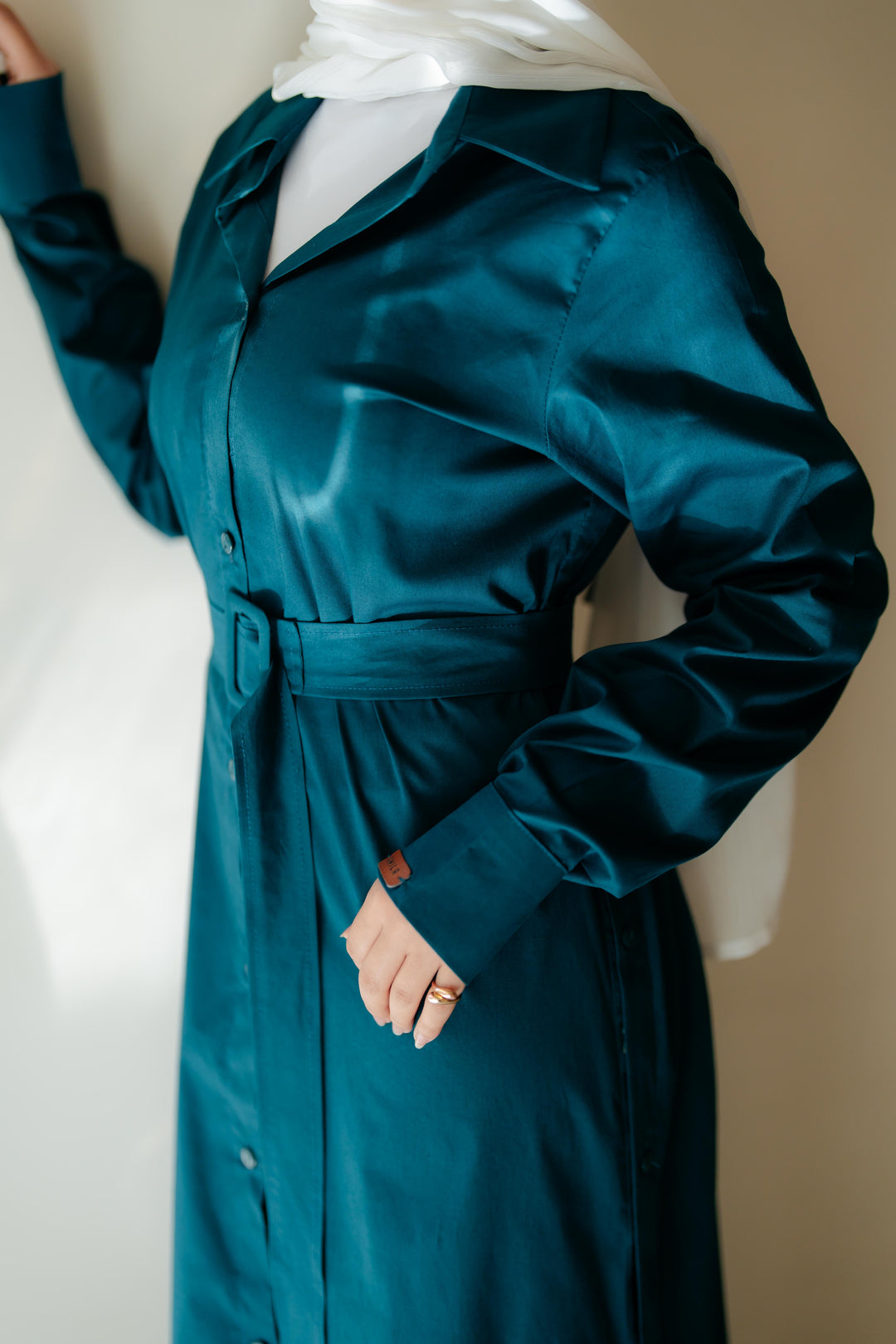 Double Side Buttons Dress