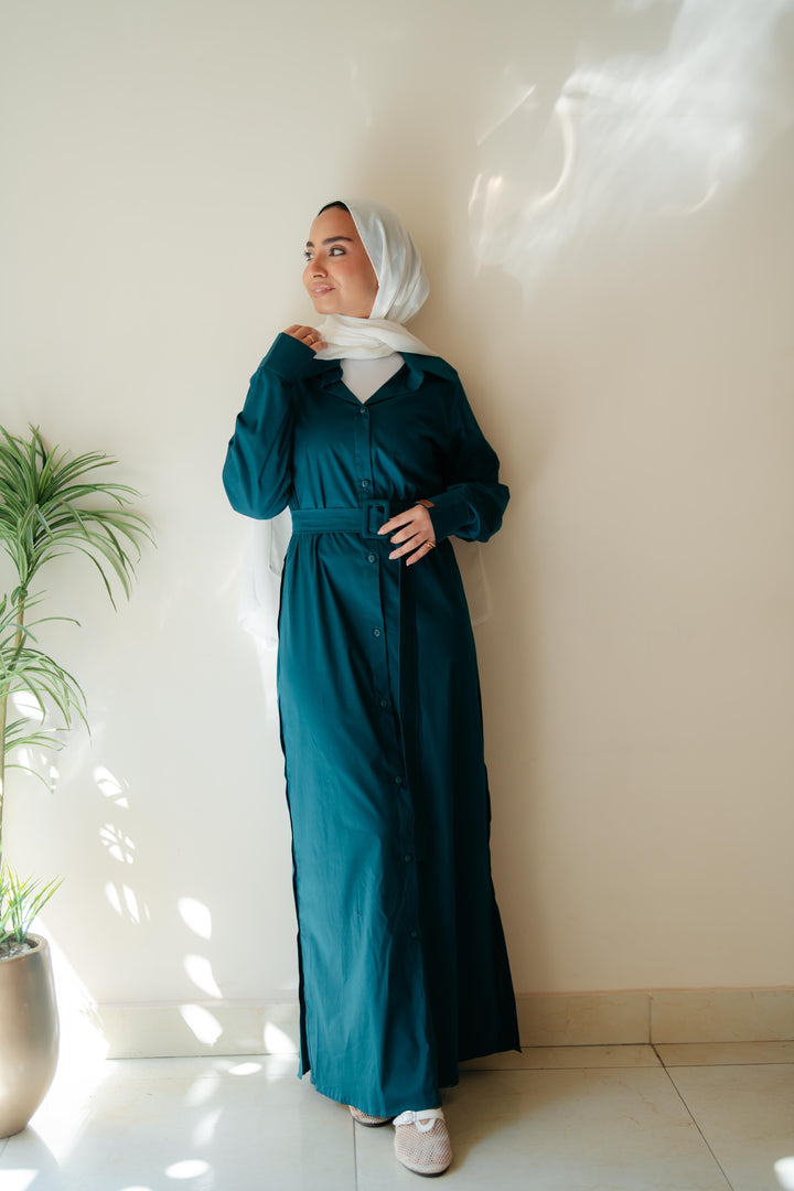 Double Side Buttons Dress