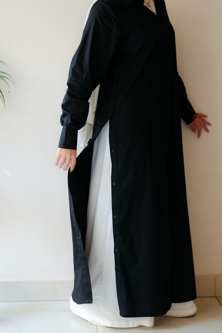 Double Side Buttons Dress