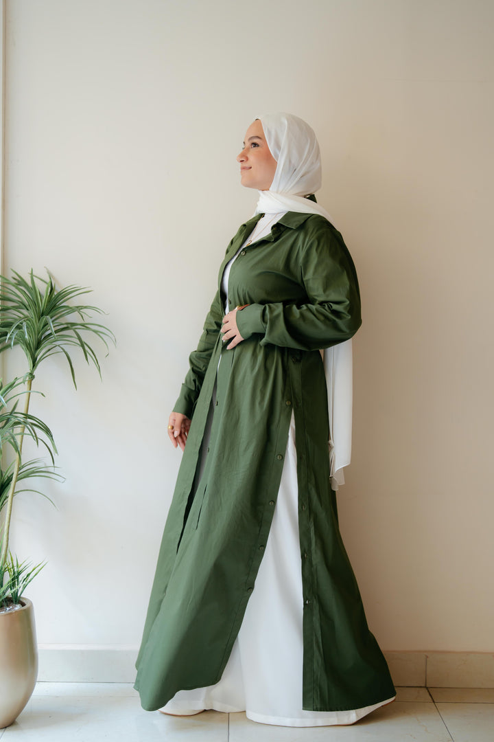 Double Side Buttons Dress