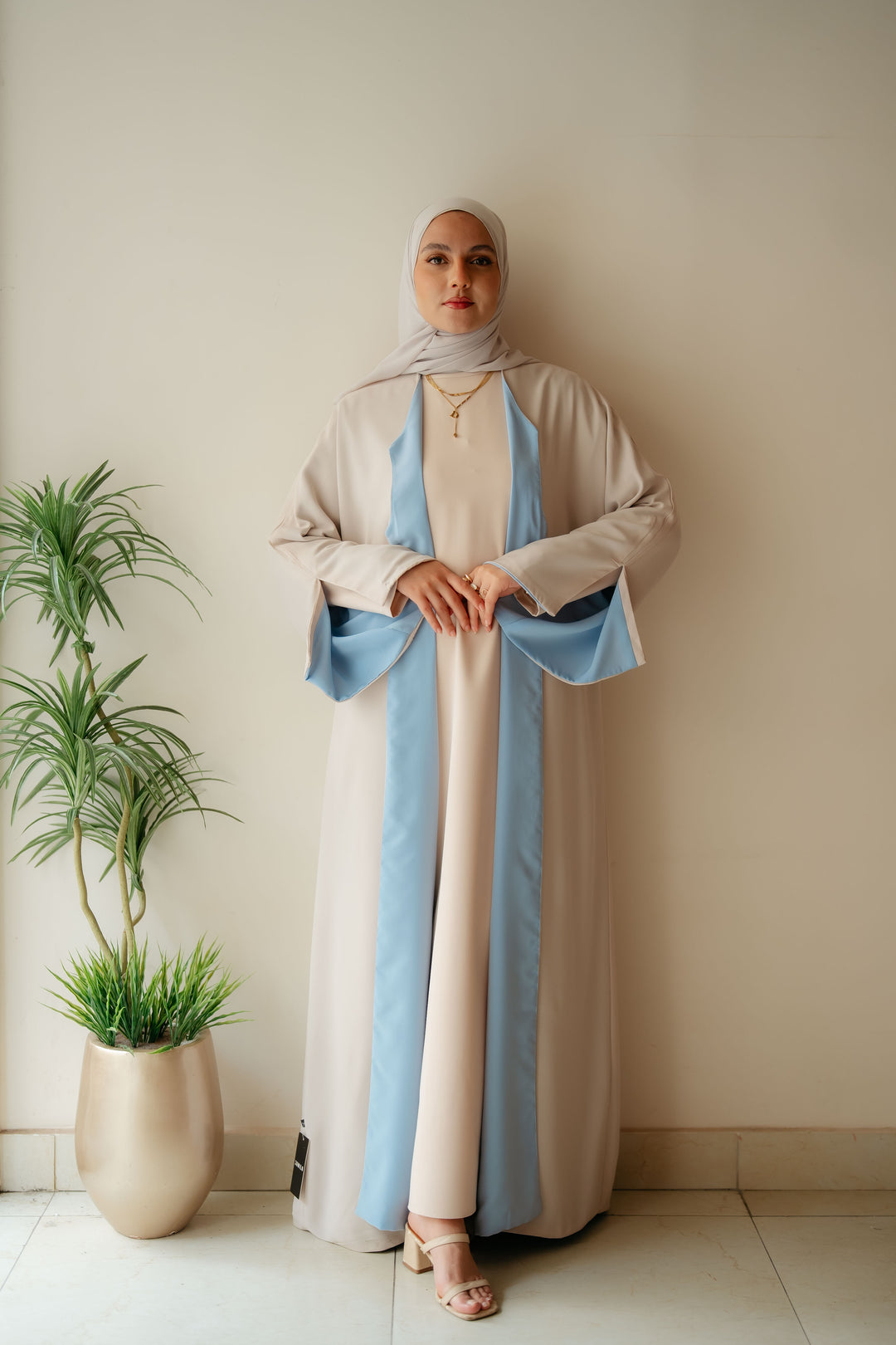 Double face abaya