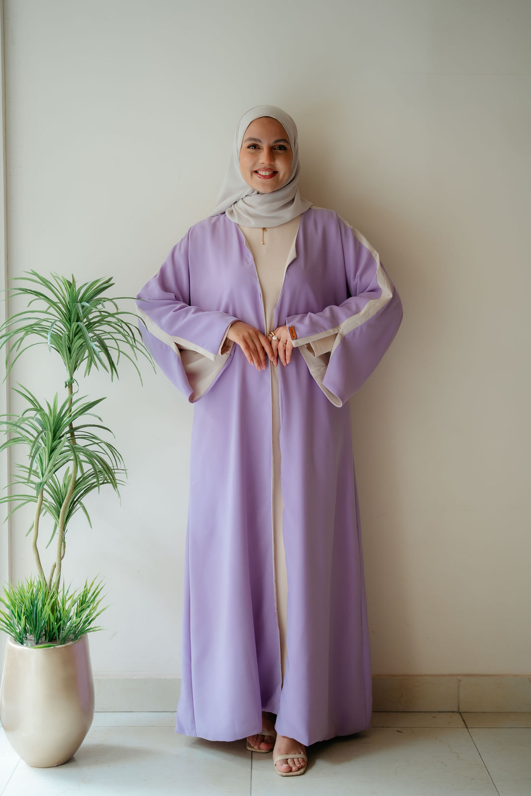 Double face abaya