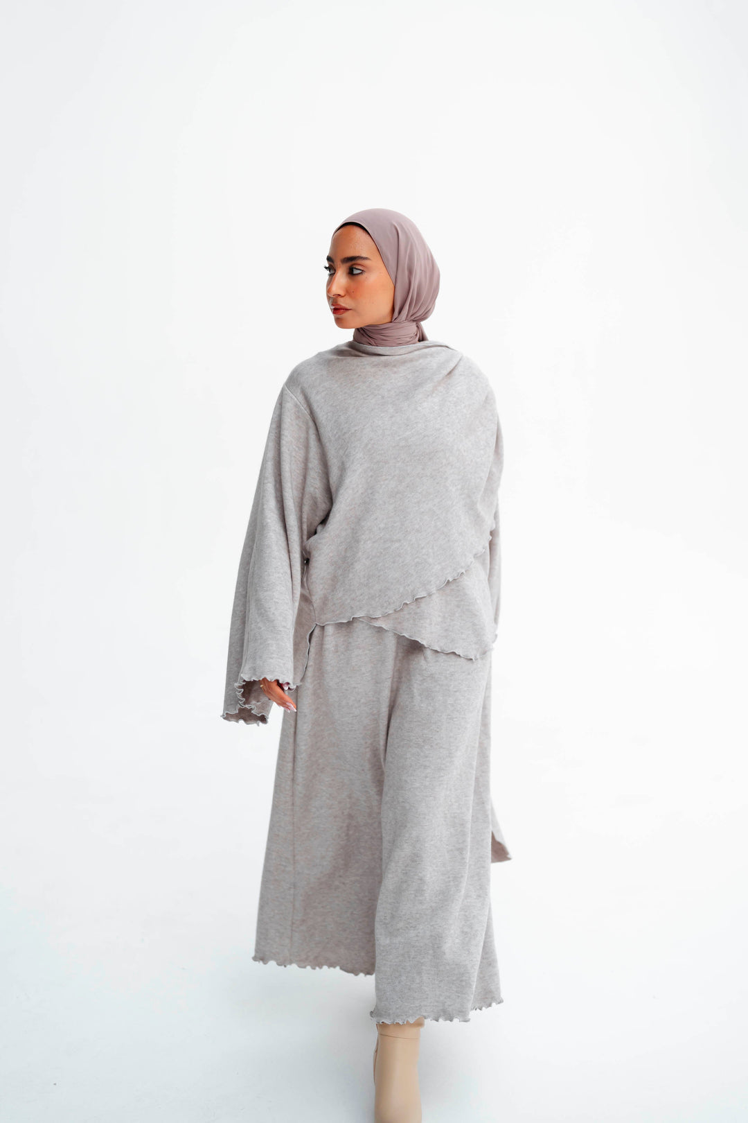 Cape Knitwear Set