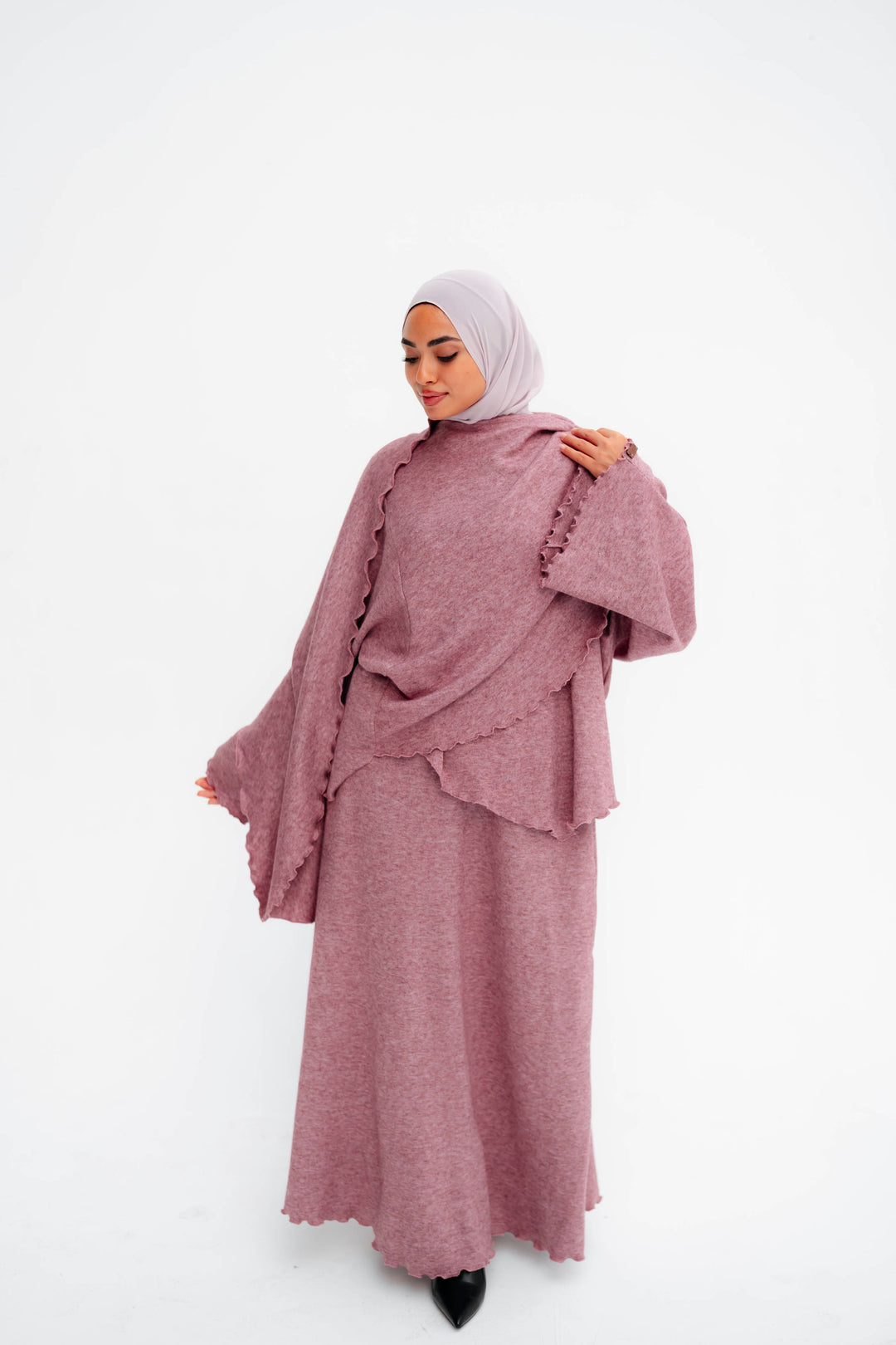 Cape Knitwear Set