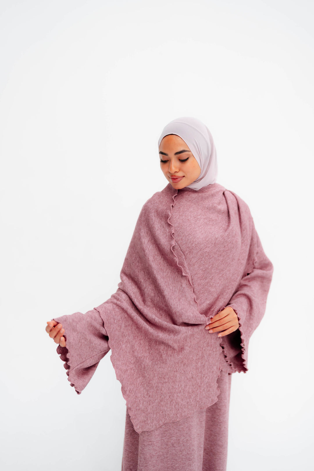 Cape Knitwear Set