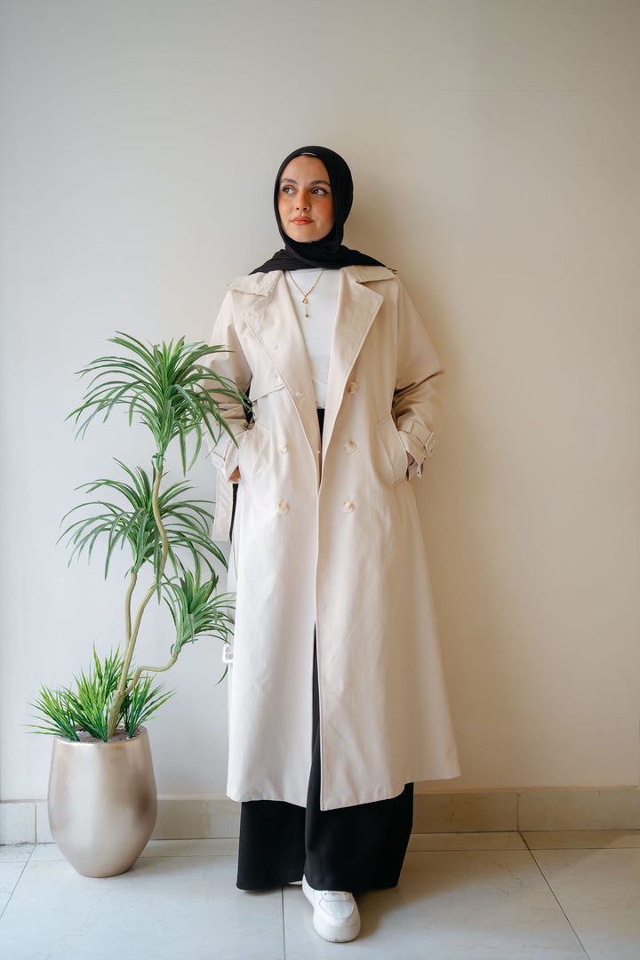 6 Buttons Trench Coat