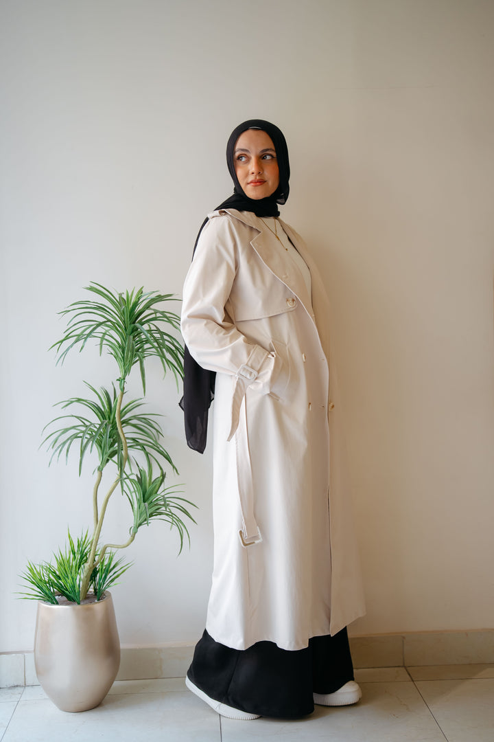 6 Buttons Trench Coat